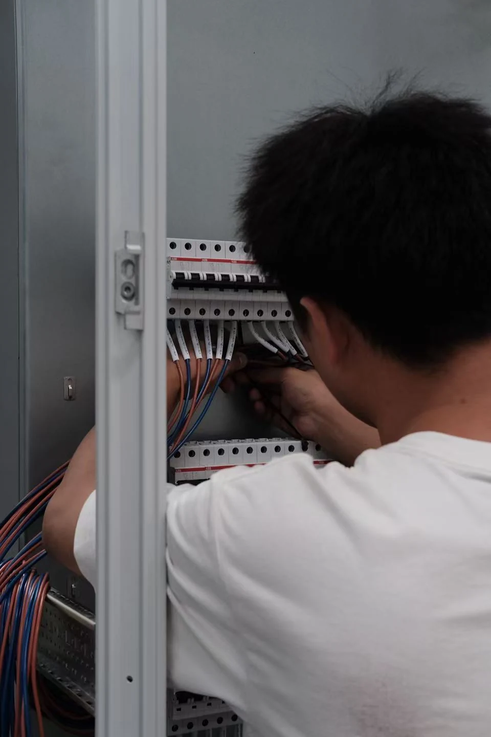 Panel wiring and terminal strips